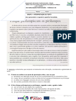 Teste Módulo 3, Português 10º Ano Profissional
