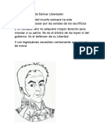 Pensamientos de Bolívar Libertador