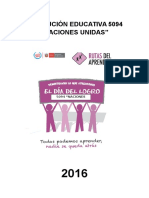 Plan de Trabajo Día de Logro 2016