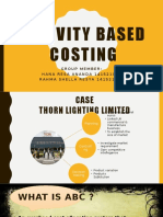 ACTIVITY BASED COSTING Managerial