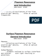 General Introduction: Surface Plasmon Resonance