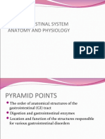 Gastrointestinal System Anatomy and Physiology