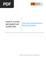 TABS: Terminal Appointment Booking Guide | PDF | Login | Password