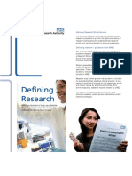 Defining Research