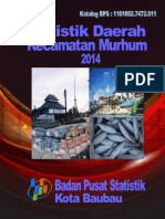 Statistik Daerah Kecamatan Murhum 2014