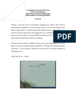 Transmission Lines and E.M. Waves Lec 08