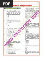 GATE Chemical Engineering 2003