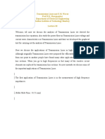 Transmission Lines and E.M. Waves Lec 10