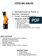 KR 6 R700 Fivve (KR Agilus) : Manufactured by KUKA, A German Company Small, Industrial Robots