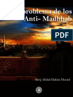 El Problema de los Anti Madhab