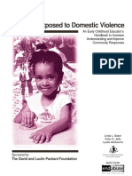 Children Exposed To Domestic Violence