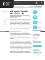 WWW Valin Com Resources Articles Size Matters Control Valve