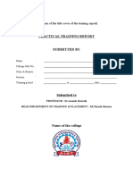 Cover of The Training Report