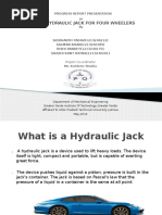 Design of Inbuilt Hydraulic Jack