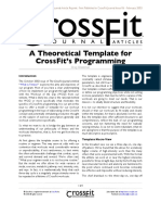 Crossfit Journal Articles Programación