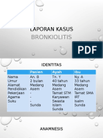 LAPORAN KASUS Bronkiolitis