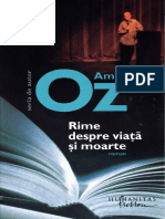 Amos Oz-Rime Despre Viață Și Moarte-Humanitas (2011)