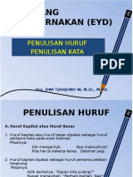 EYD PENULISAN HURUF DAN KATA