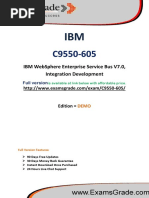 ExamsGrade C9550-605 Test PDF Practice Questions