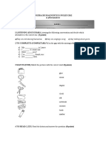 prueba diagnostico ingles 6°