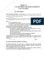 Energetical Method For Displacements Calculation: 12.1. Introduction. Hypothesis