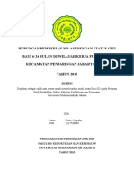 Download Hubungan Pemberian MP-ASI dengan Status Gizi bayi 6-24 Bulan di wilayah kerja Puskesmas Penjaringan Jakarta Utara tahun 2015 by Rizky Nugraha Permana SN302655011 doc pdf