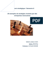 20 Exemples de Stratégies Choisies Par Des Entreprises Marocaines
