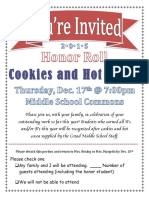 honor roll invite dec