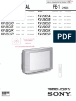 Sony TV Manual KV 26