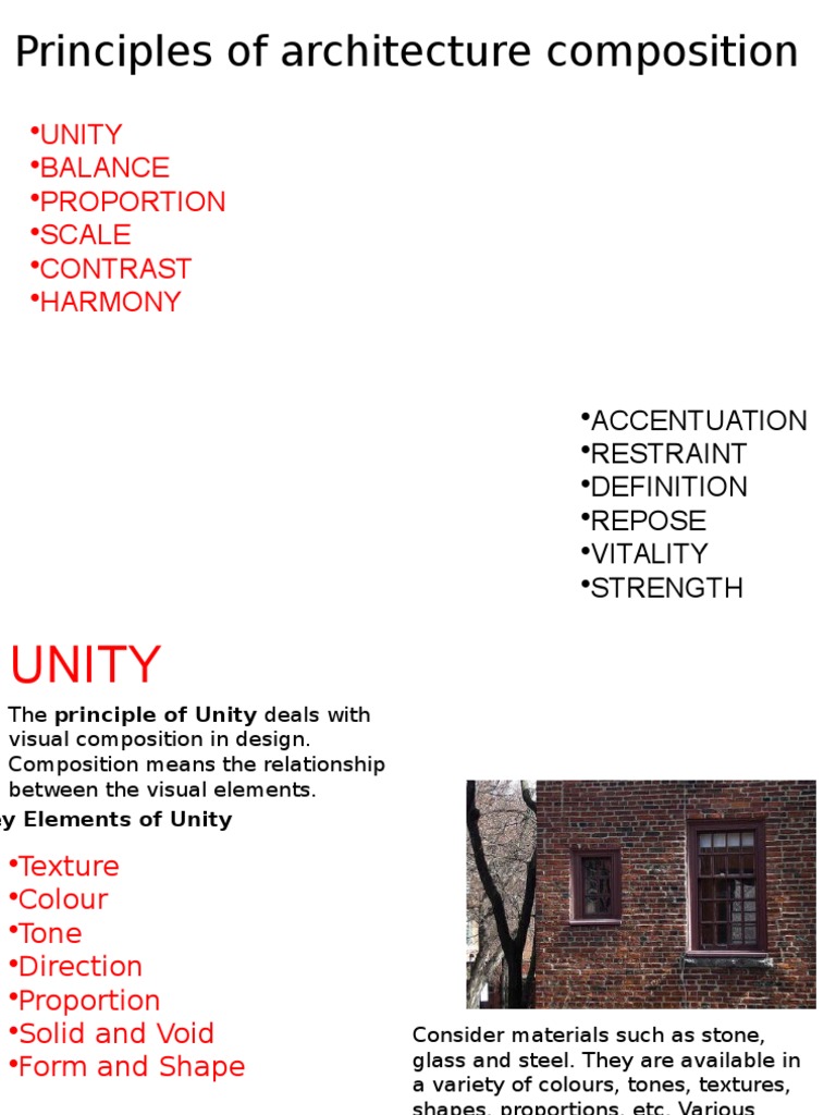 Principles of Architecture Composition | Composition (Visual Arts) | Shape