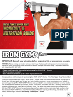 Iron Gym Xtreme Work Out and Nutrition Guide