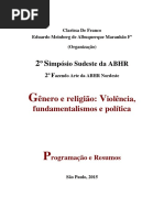 Abrh Sudeste 2015 - Caderno de Resumos