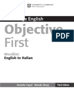 Objfirst3rdwordlist Italian PDF