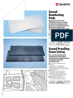 Sound Deadening Pads