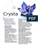 Crysta LS: Crystals Are Often Used As Decorative Objects and Focal Points For Meditation and Healing Practices