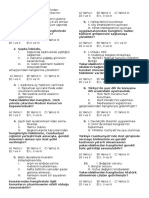 ÇIKMIŞ SORULAR - 5 (Cumhuriyet Dönemi)