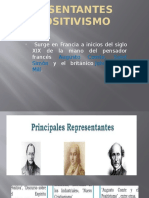 Representantes Del Positivismo.