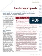 Opioid Tapering Protocols 2012