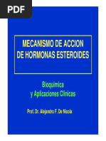 Mecanismo de Accion de Hormonas Esteroides