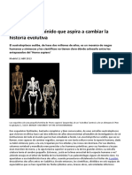 Un Extraño Homínido Que Aspira a Cambiar La Historia Evolutiva - A. Sediba (El País)