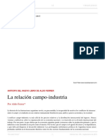 Ferrer, Aldo_La Relación Campo-Industria (El Dipló 09-2015)