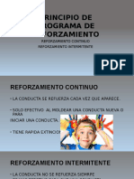 Principio de Programa de Reforzamiento