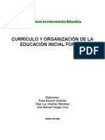 Elsi Curriculum y Organización en La Educación Inicial Formal - Desbloqueado