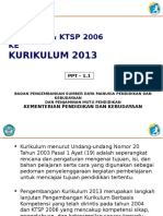 Perubahan KBK 2004 & KTSP 2006 Ke Kurikulum 2013