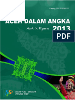 Aceh Dalam Angka 2013 PDF