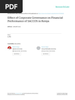 Effect of Corporate Governance On Financial Performance of SACCOs in Kenya