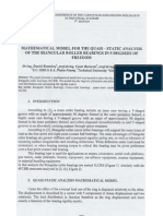 Mathematical Model for Quasi-static Analysis of the Biangular Roller Bearings in 5 Degrees of Freedom