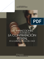 Las Infracciones de Los Postores en La Contratacion Estatal... Jurisprudencia OSCE, 2014, GJ 475p.