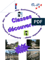 Brochure classes de découvertes FOL69 2010-2011