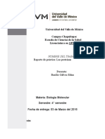 Reporte de Identificación de Proteínas